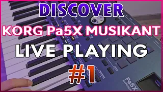 DISCOVER KORG Pa5X76 Musikant SOUNDS AND STYLES FREEPLAY #1