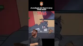 A evolução de Tom e Jerry entre 1940 e 2023 #shorts