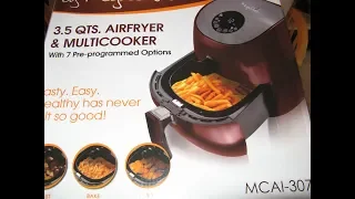 UNBOXING Mega Chef AIRFRYER