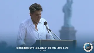 Ronald Reagan's Remarks at Liberty State Park 9/1/1980