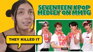 [MMTG EP.122] Top K-POP medley with SEVENTEEN | Nobody, Mirotic, etc.ㅣSVT Choreography | REACTION