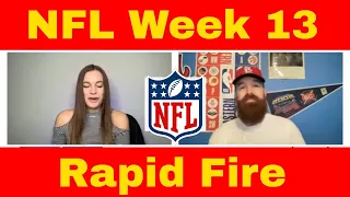 NFL Week 12 Rapid Fire- Sunday 11/27/22- NFL Picks and Predictions | Picks & Parlays