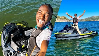 The World's first JET SKI with a WINDSHIELD? | Sea-Doo Explorer Pro Test Ride