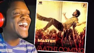 African Reacts To Master - Vaathi Coming Video Song | Talapathy Vijay