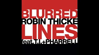 Robin Thicke - Blurred Lines (feat. T.I., Pharrell) (Super Clean)