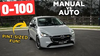 2024 Mazda2 review & 0-100 (manual vs auto)