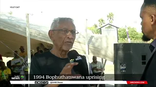 Former Bophuthatswana employees commemorate 1994 Bophuthatswana uprising