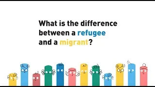 What is the difference between a migrant and a refugee?