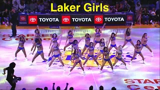 Laker Girls (Los Angeles Lakers Dancers) - NBA Dancers - 11/2/2021 4th QTR dance performance