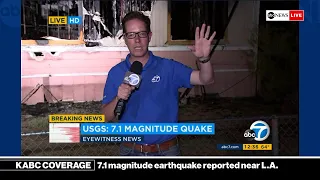 BREAKING NEWS - 7.1 magnitude earthquake reported near Los Angeles | KABC News Coverage