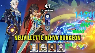 C0 NEUVILLETTE DEHYA Burgeon | 4.1 Spiral Abyss Floor 12 (4.0 Rotation) | Genshin Impact