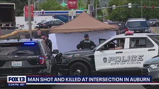 Police investigating deadly shooting at Auburn intersection | FOX 13 Seattle