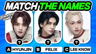 MATCH THE NAMES OF THE KPOP IDOLS (GUESS THE KPOP IDOL) #1 - FUN KPOP GAMES 2024