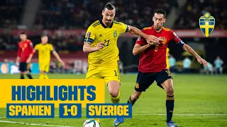 Highlights: Spanien - Sverige 1-0 | VM-kval | Förlust i Sevilla