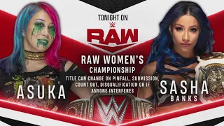 Lucha Completa: Asuka Vs Sasha Banks Campeonato Femenino Raw - WWE Raw 27/07/2020 (En Español)