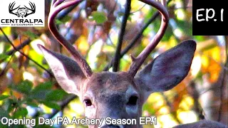 PA OPENING DAY of ARCHERY SEASON 2020 (BUCK AT 10 YARDS!) EP. 1