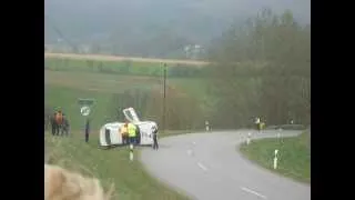 Osterrallye Tiefenbach 2012 WP3 Unfall Escort