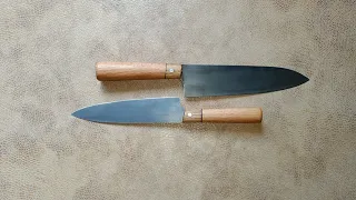 Кухонные ножи 61 HRC v.2  Kitchen knives 61 HRC v.2