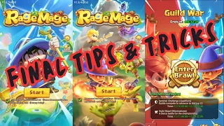 Rage Mage Tips and Tricks ALL & FINAL
