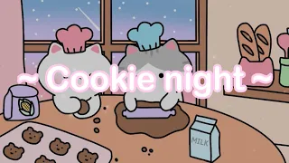 Cute Lofi Music to Relax ✨💖 Cookie Night with Lofi Kitties 🍪🐈