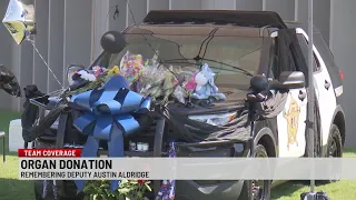 Fallen deputy donates organs, officials say more donors needed