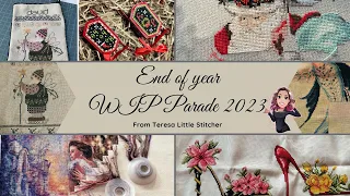 Flosstube WIP Parade 2023: A Look Back at the Year's Stitches!