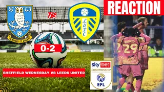 Sheffield Wednesday vs Leeds United 0-2 Live Stream EFL Championship Football Match Score Highlights