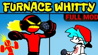 Friday Night Funkin' VS Furnace Whitty FULL WEEK + Cutscenes (FNF Mod/Hard)