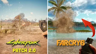 Cyberpunk 2077 vs FARCRY 6 | Details and Physics Comparison