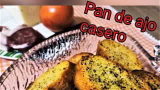 🍞  Pan de ajo casero SIN mantequilla. No tires el pan duro! Haz esta receta.FÁCIL Y RÁPIDO Rico no..