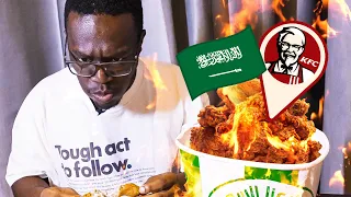 BLACK GUY TRIES SAUDI KFC