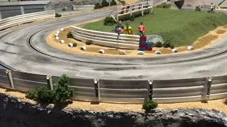 Scalextric digital 8x4 layout - single lap.