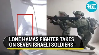 Hamas Fighter Ambushes, Chases Seven Israeli Soldiers During Gaza Close Quarters Combat | Watch