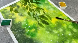 Creating an Enchanted Watercolor Bokeh Forest 🤩