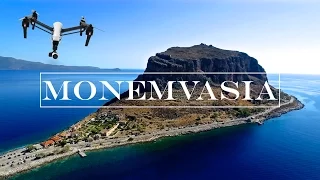 DRONE OVER MONEMVASIA!