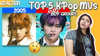 Top 5 Most Viewed KPOP Boy Groups 2005-2022 REACTION | #BTS #BigBang #SuperJunior #TVXQ