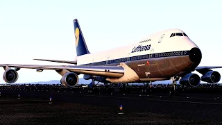 Boeing 747 se desploma justo después de despegar - Vuelo del Jumbo de Lufthansa