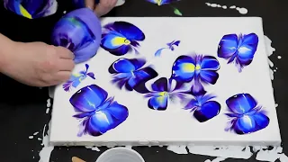 (583) STUNNING Flower Balloon Dip Technique 💮