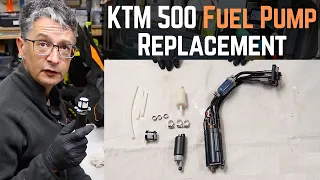 Fuel pump replacement, KTM 500 EXC-F