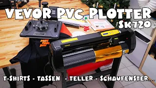 Vevor SK-720 PVC-Plotter - eigenen Merch herstellen