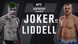 Joker vs. Chuck Liddell (EA Sports UFC 2) - Crazy UFC 👊🤪