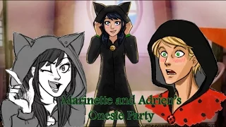 [Miraculous Ladybug Comic Dub] Marinette and Adrien's Onesie Party