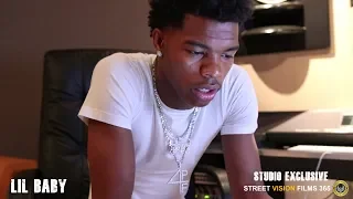 Lil Baby Exclusive Studio Session Inside QC Studios Atlanta Ga