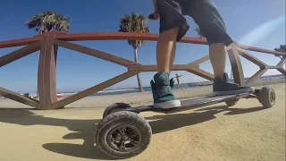Catching rays Puerto Banús - Spain with Evolve Electric Skateboards GT Shot with FeiyuTech G4S GoPro