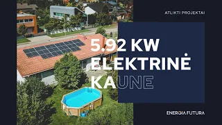 Saulės Elektrinė - 5.92 kW Kaune įrengta Energia Futura