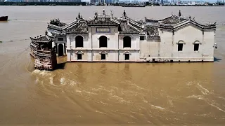 China everywhere floods flooded people extremely hard to fight floods -News Tv 004-