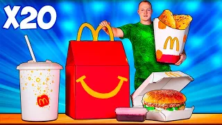 Aumentó el menú de McDonald's en 20 veces / Happy Meal / Hamburguesa McChicken / Queso Camembert