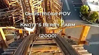 GhostRider POV (60FPS) - Knott's Berry Farm (2000)