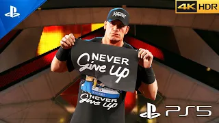 (PS5) WWE 2K23 - John Cena vs Hollywood Hulk Hogan | Next-Gen Ultra Graphics [4K 60FPS HDR]