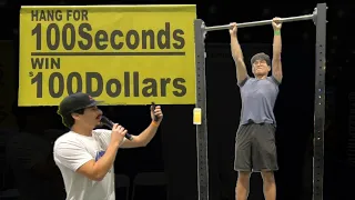 100 Second Hang Challenge | Marine Pull-up Test | Sheriff Fitness Test - San Diego FitExpo 2021!